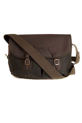 کیف پستچی قهوه ای زنانه چرم خالص Barbour - کد 38611882