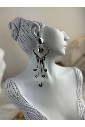 گوشواره جواهر طوسی زیرکن SEDEF TAKI - کد 900269621