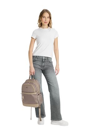 کیف مدرسه بژ زنانه پارچه ای Chantria - کد 817889259