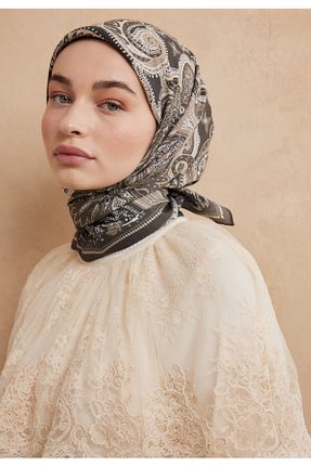 روسری خاکی Fresh - کد 900290345