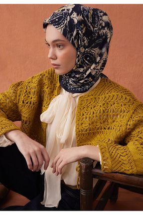 روسری سرمه ای مودال Fresh - کد 900290592