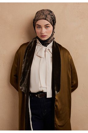 روسری قهوه ای مودال Fresh - کد 900290830