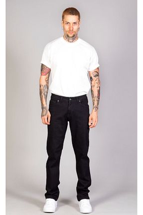 شلوار جین مشکی مردانه پاچه لوله تفنگی LTC Jeans - کد 900291354