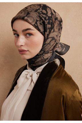 روسری قهوه ای مودال Fresh - کد 900290830