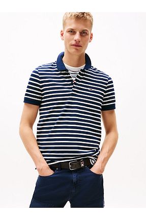 پولوشرت مشکی مردانه پنبه ای Tommy Hilfiger - کد 900292757
