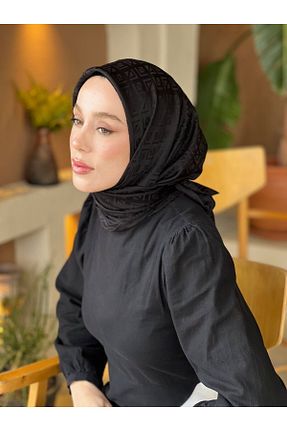 روسری مشکی پنبه ای Modakaşmir - کد 900324744