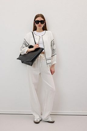 پیراهن نباتی زنانه رگولار LEVURE - کد 900304252