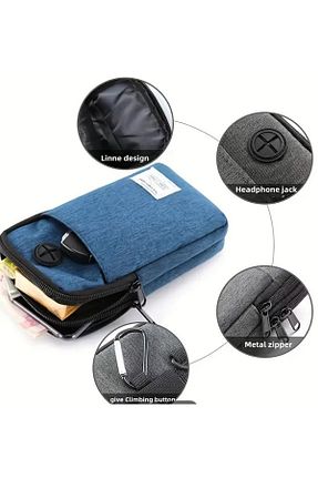 کیف کمری آبی مردانه مخلوط پلی استر shop - کد 900324625
