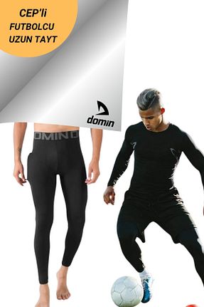 ساق شلواری اسپرت مشکی مردانه بلند DOMİN SPOR - کد 841664597