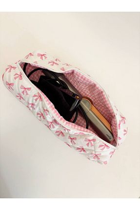 کیف آرایش صورتی girlsybags - کد 901678268
