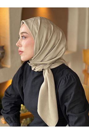 روسری قهوه ای پنبه ای Modakaşmir - کد 900326654