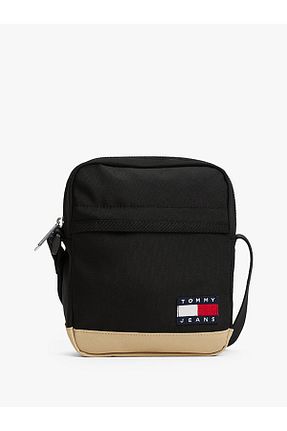 کیف دوشی مشکی مردانه پارچه ای Tommy Hilfiger - کد 894106353