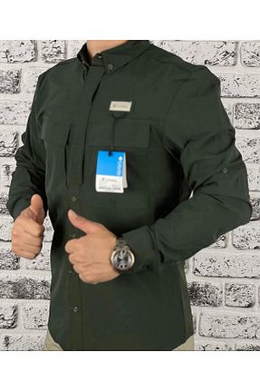 پیراهن خاکی مردانه اسلیم Genel Markalar - کد 900359600