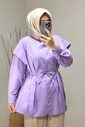 پیراهن حجاب رنگی زنانه Relaxed HİFADEN - کد 898805374