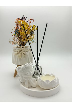 شمع سفید Vanilya Ftrk Store - کد 900372420