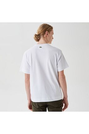 تیشرت سفید مردانه رگولار Lacoste - کد 670283751