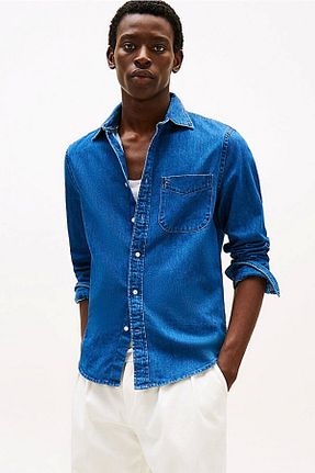 پیراهن رنگی مردانه رگولار Tommy Hilfiger - کد 900390121