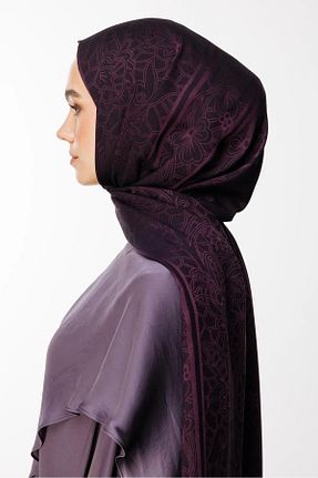 شال بنفش زنانه کشمیر Mooncorn - کد 900392275