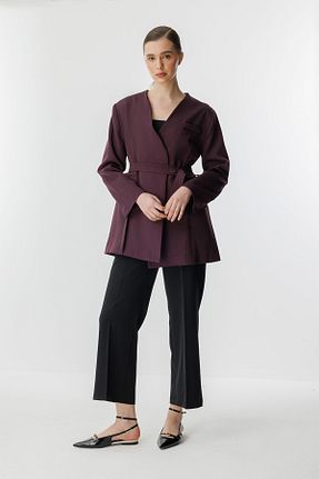 کت حجاب زرشکی رگولار Hooopstore - کد 900382484