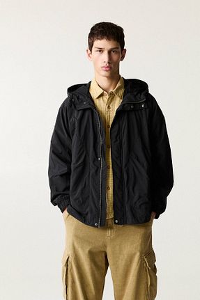 کت مشکی مردانه رگولار Pull & Bear - کد 900371863