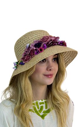 کلاه قهوه ای زنانه حصیر Bay Şapkacı - کد 289760370