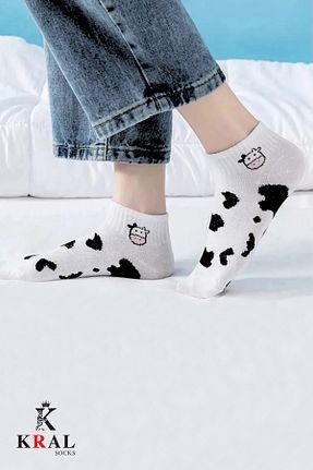 جوراب رنگی زنانه پنبه - الاستین KRAL SOCKS - کد 900384748