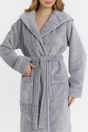 حوله پالتوئی طوسی زنانه Mulberry - کد 900379336