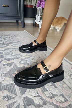 کفش لوفر مشکی زنانه پاشنه کوتاه (1 - 4 سانتی متر) Topukla Footwear - کد 901793436