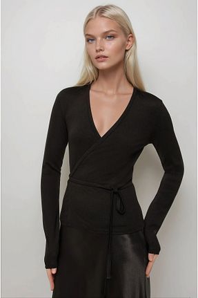 بلوز مشکی زنانه ساده Hiccup - کد 896240537