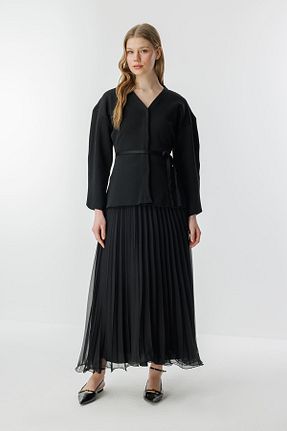 دامن حجاب مشکی زنانه رگولار Hooopstore - کد 900390139