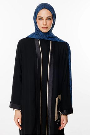 شال سرمه ای زنانه کشمیر Mooncorn - کد 900392456