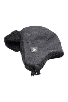 کلاه طوسی مردانه پشمی Soocap - کد 900376281