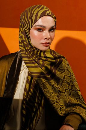 شال قهوه ای زنانه کشمیر Mooncorn - کد 900392161