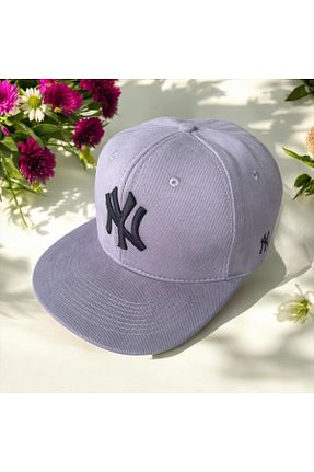 کلاه طوسی زنانه پنبه ای ŞapkaIdünyasi - کد 900371274