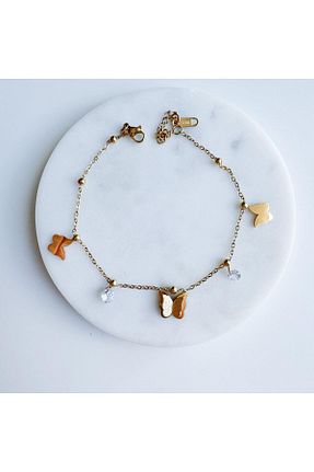 خلخال جواهر رنگی زنانه استیل (فولاد) VenüsDesign - کد 846791663