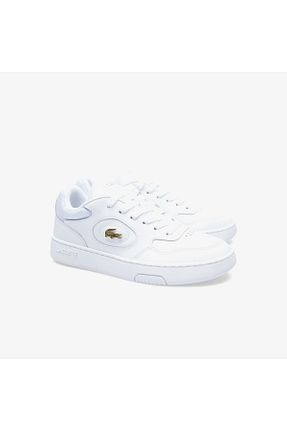 کفش اسنیکر سفید زنانه بند دار Lacoste - کد 834386271