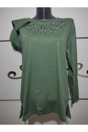 بلوز خاکی زنانه ساده Nacar - کد 289340837