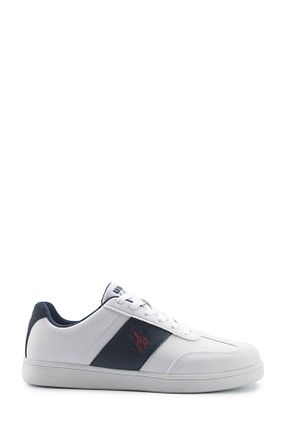 کفش اسنیکر سفید مردانه بند دار U.S. Polo Assn. - کد 898189872