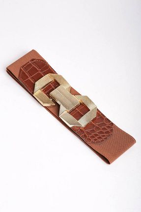 کمربند قهوه ای زنانه حصیر Gallogi - کد 900420582