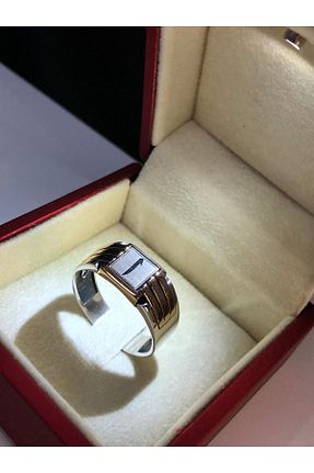 انگشتر نقره طوسی مردانه 925 عیار vogutima - کد 900438813