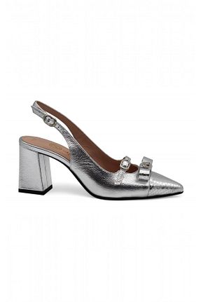 صندل متالیک زنانه پاشنه ضخیم Gizzelli shoes - کد 900427120