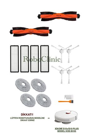 اکسسوری جاروبرقی سفید Roboclinic - کد 887513780