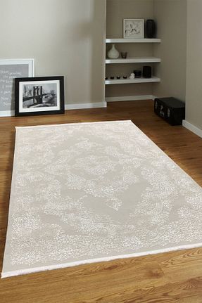 فرش بژ آنتی باکتریال ünalcarpet - کد 888457094