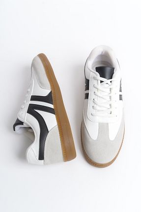 کفش اسنیکر سفید زنانه بند دار lavishoes - کد 900475881