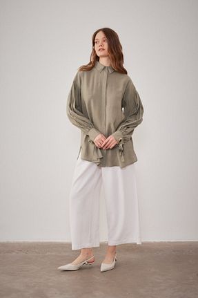 پیراهن حجاب نباتی زنانه Relaxed EKRUTEX - کد 900486460