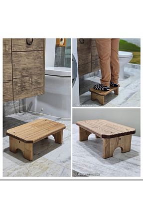 چهارپایه قهوه ای Bathroommanisa - کد 900487824