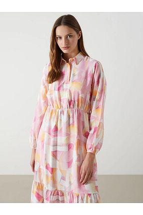 لباس نارنجی زنانه بافتنی LC Waikiki - کد 900496358