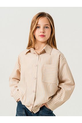 پیراهن بژ بچه گانه رگولار GİYİCEM TEKSTİL - کد 901818282