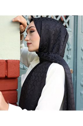 شال مشکی زنانه ابریشم Sal - کد 891885456