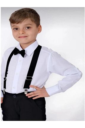 ست بالاتنه و پائین تنه مشکی بچه گانه بافتنی Nacar - کد 902969298